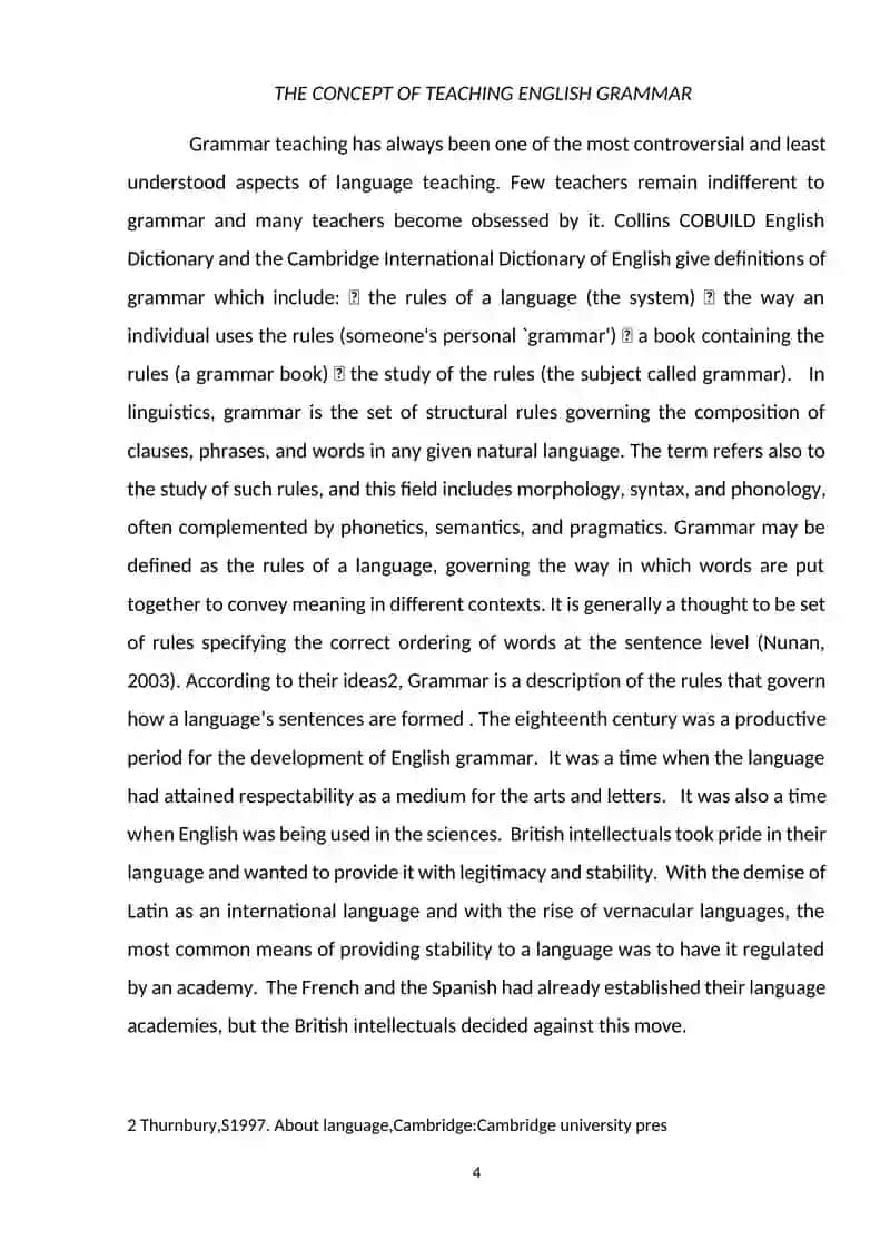 Modern techniques in teaching english grammar  to students, The result of teaching english grammar by interactive methods 4