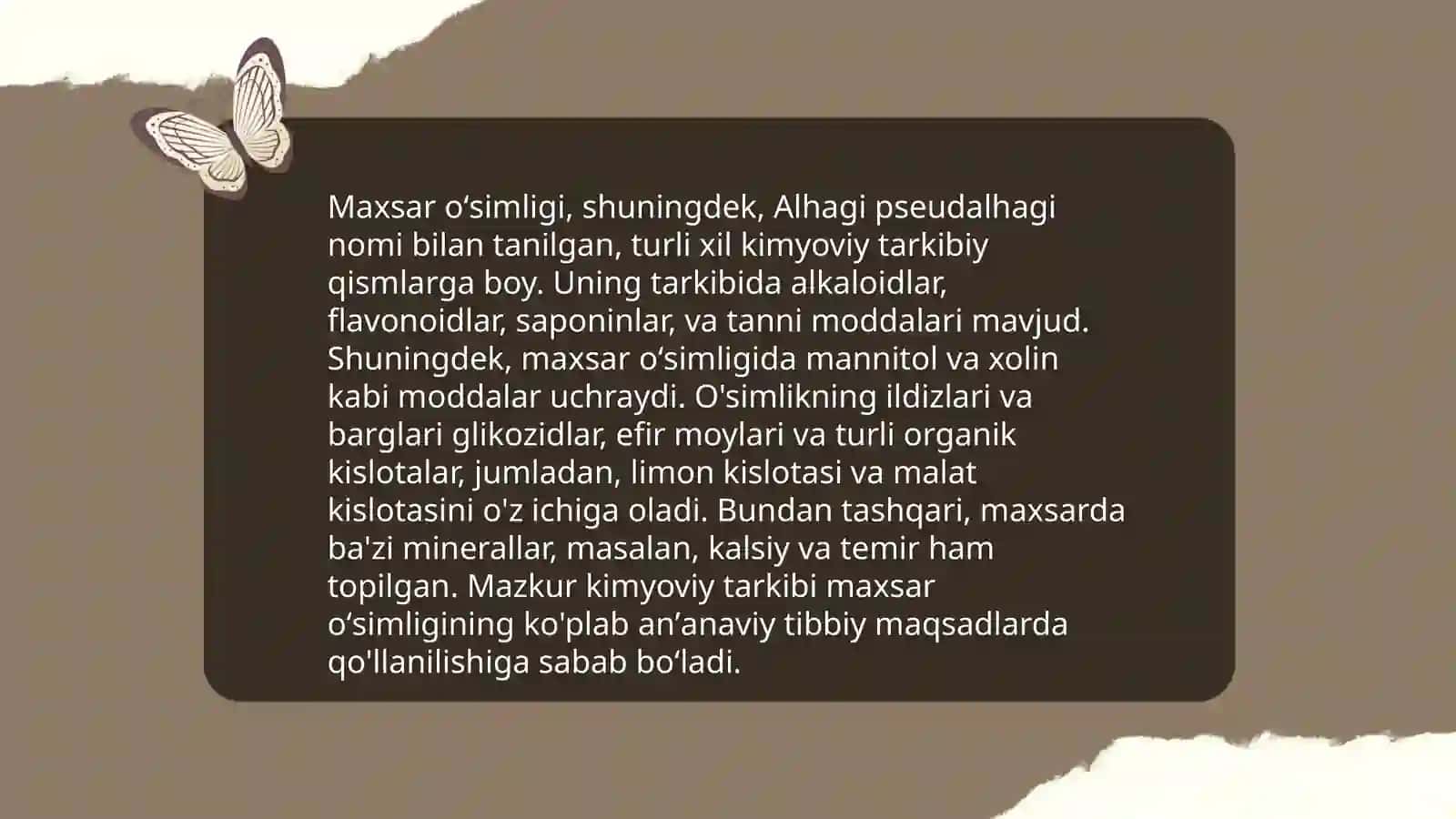 Maxsar oʻsimligi 4