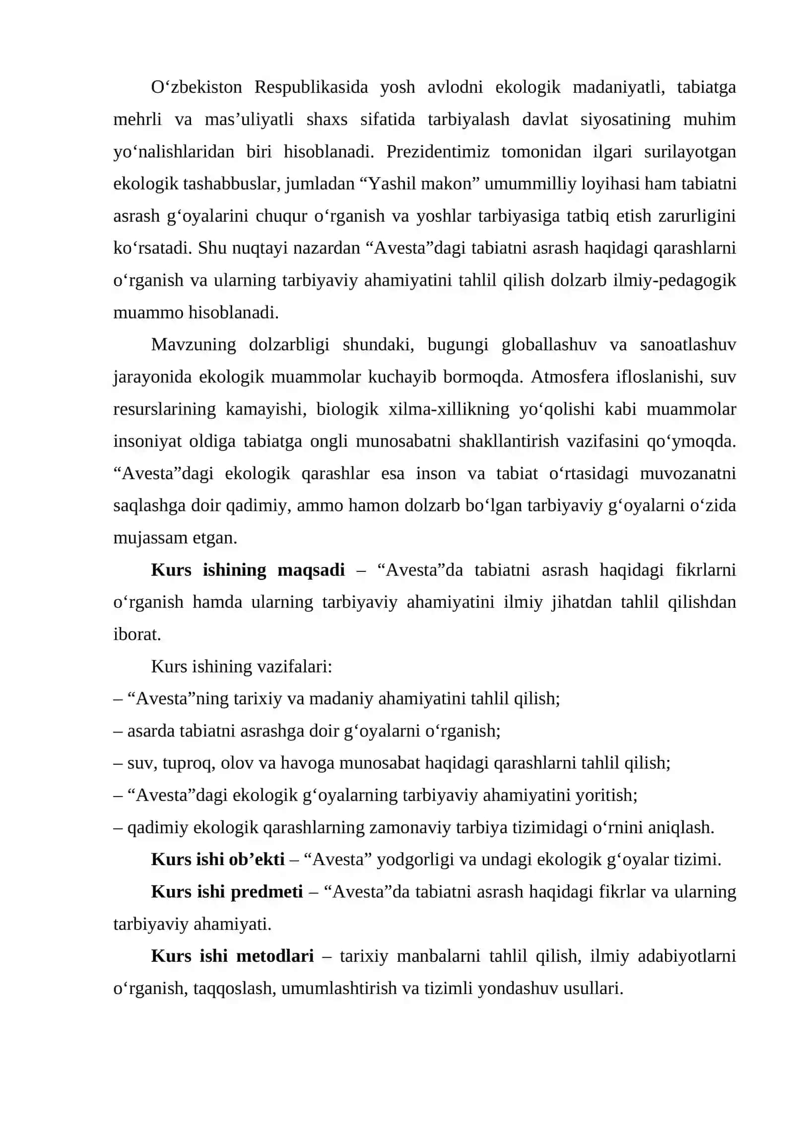 TABIAT BILAN TANISHTIRISH METODIKASI FANIDAN 4
