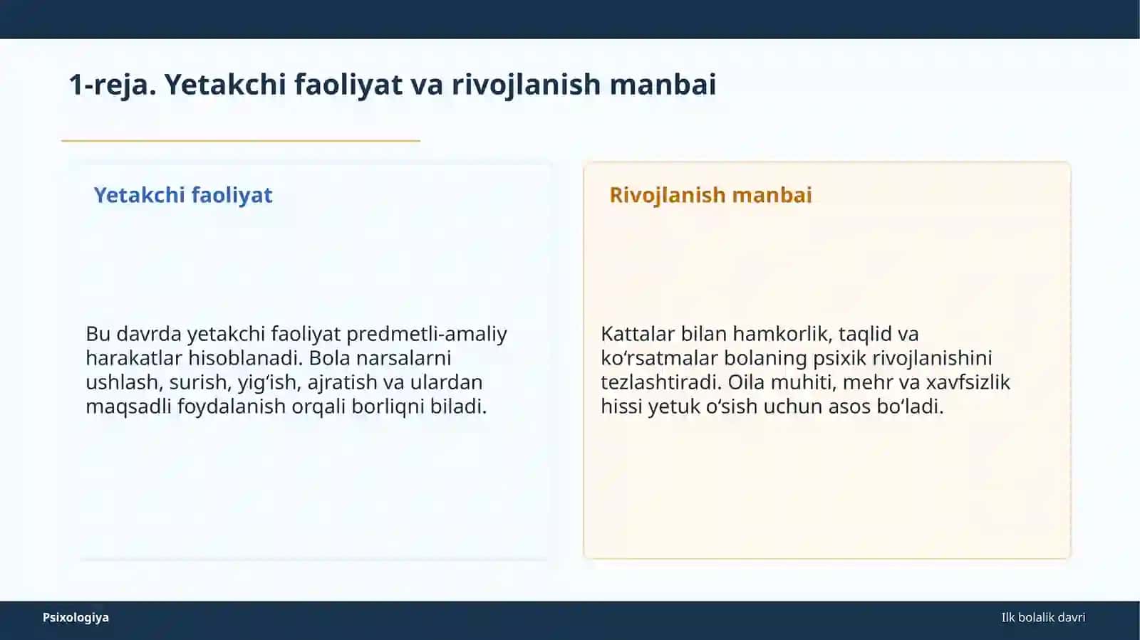 Ilk bolalik davri 4