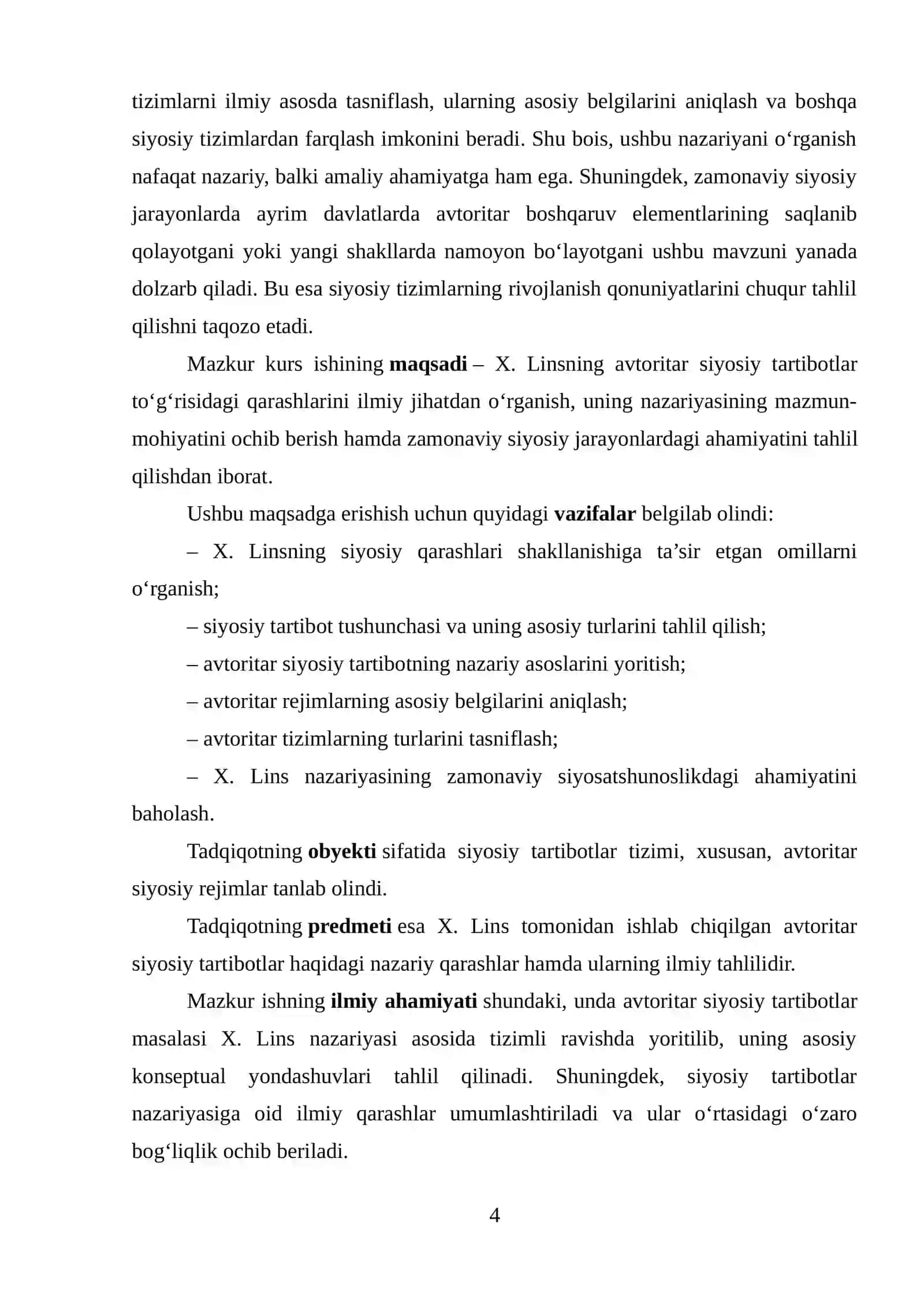 X. Linsning avtoritar siyosiy tartibotlar to‘g‘risidagi qarashlari 4