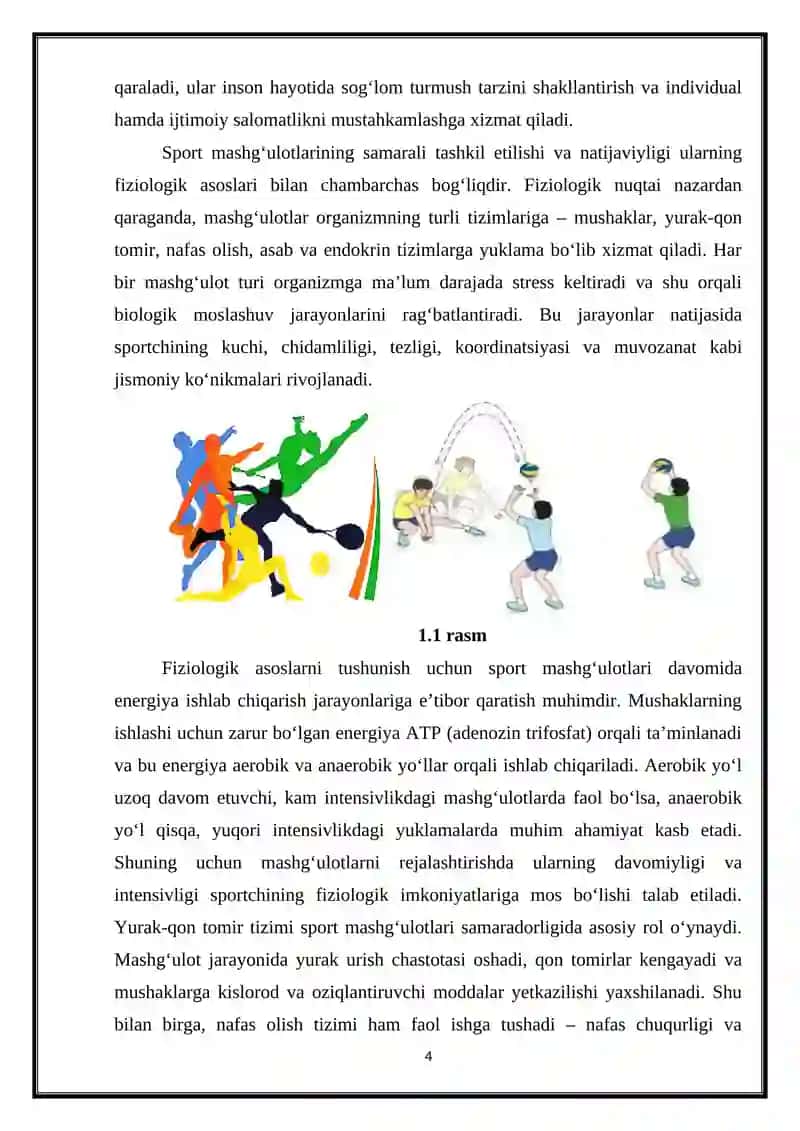 Sport mashg'ulotlarining ilmiy asoslari 4