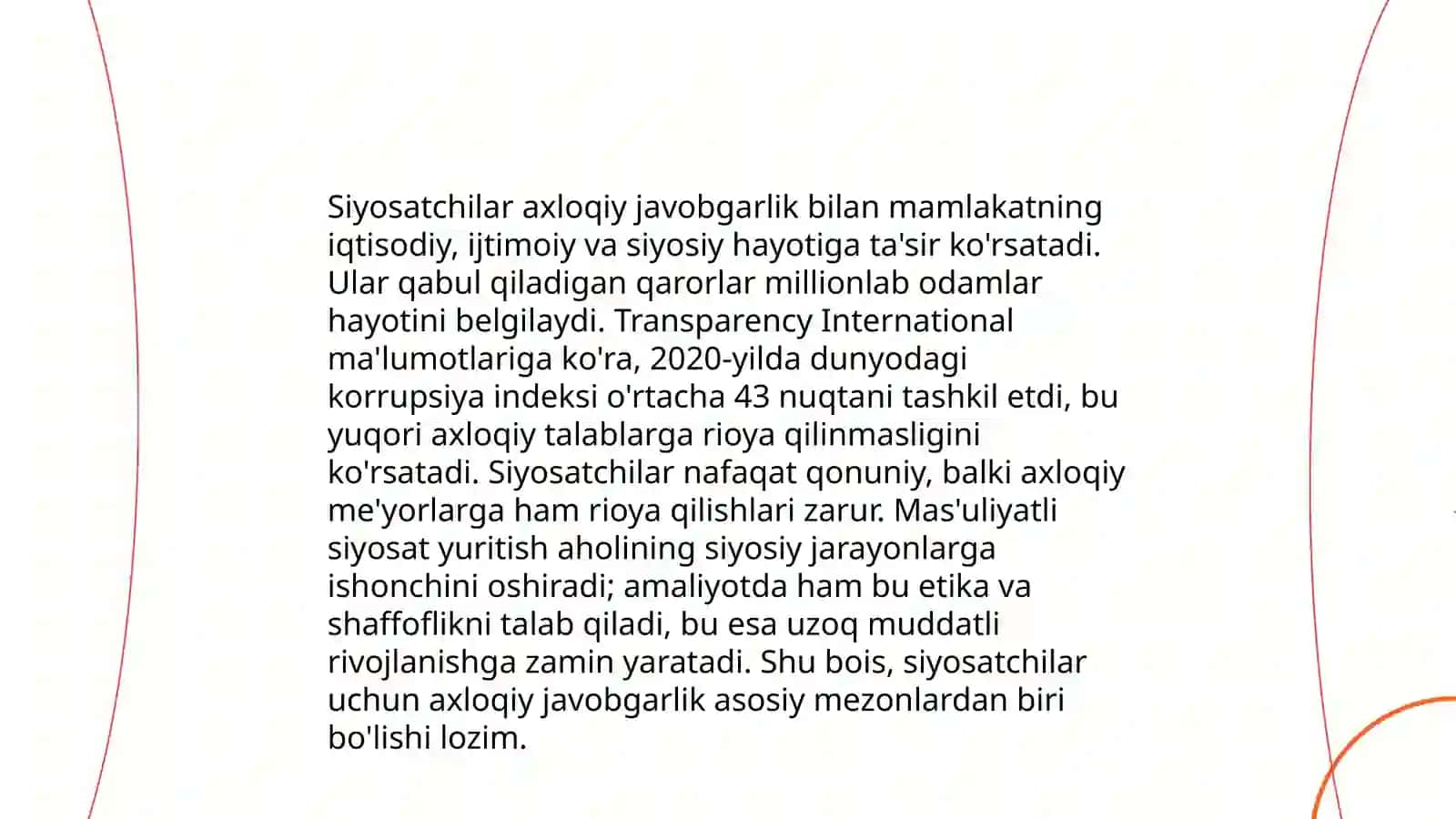 Siyosatda professsional etika va yangi axloq siyosati 4