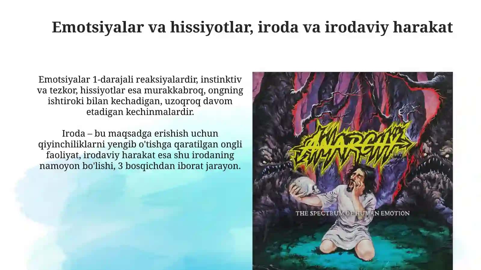 Emotsional-irodaviy jarayonlarning mohiyati va ahamiyati 4