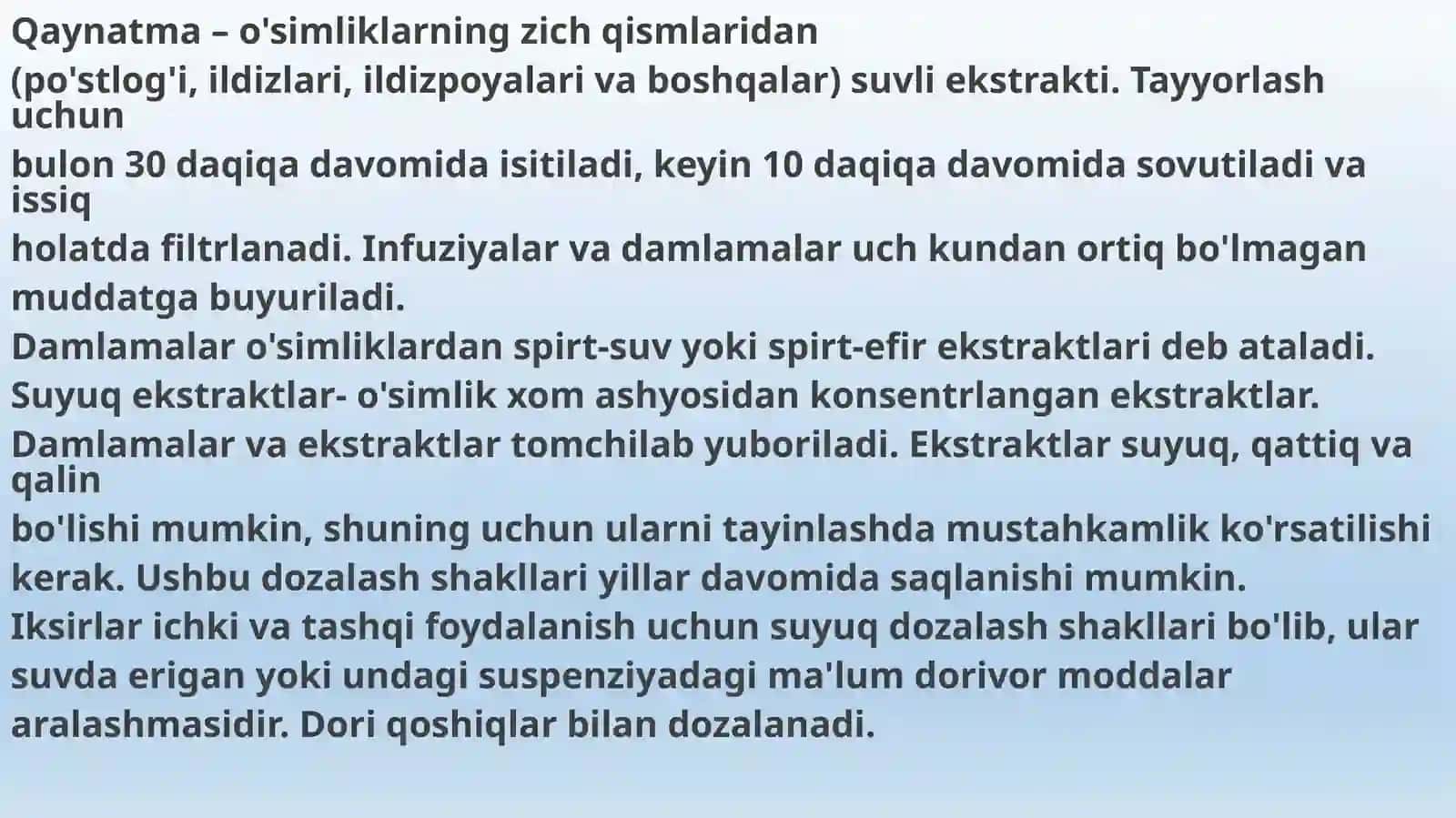Suyuq dori vositalari va ularga retsept yozish qoidalari 4