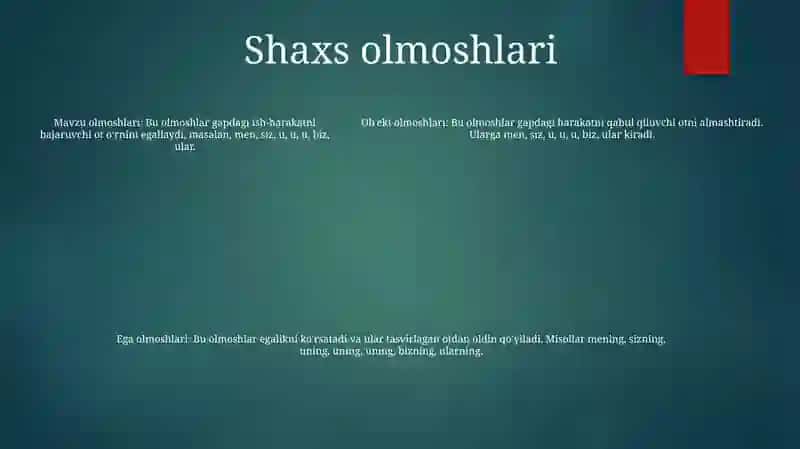Mestoimence (ruscha: olmosh) 4