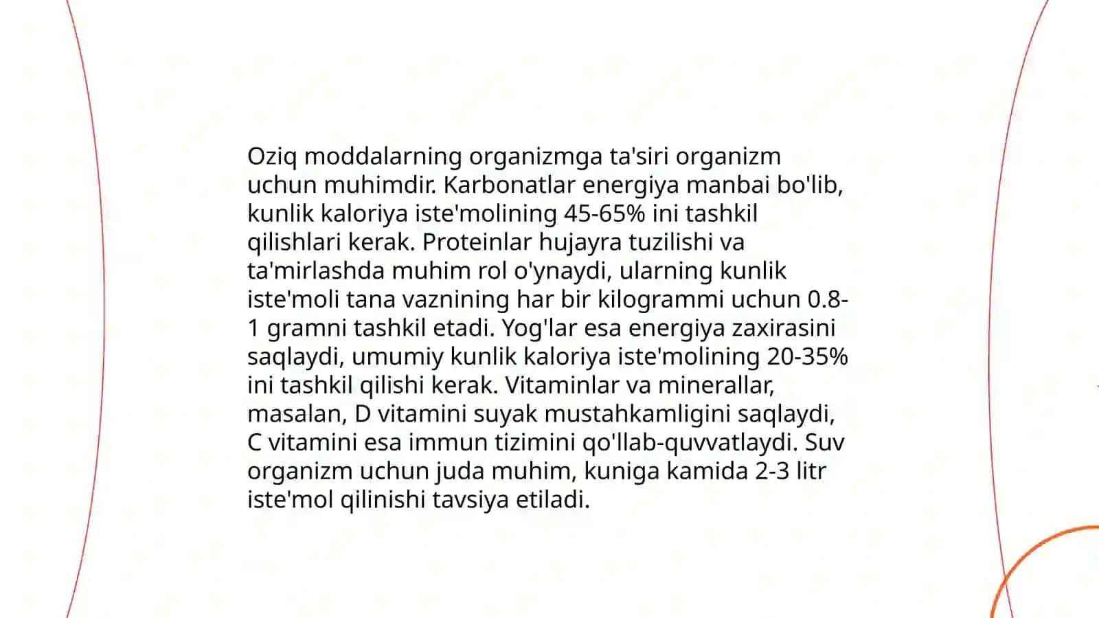 Alimentar yetishmovchiligi va uning ahamiyati 4