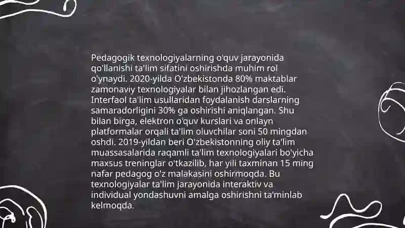 O'quv jarayonini tashkil etish prinsiplari 4
