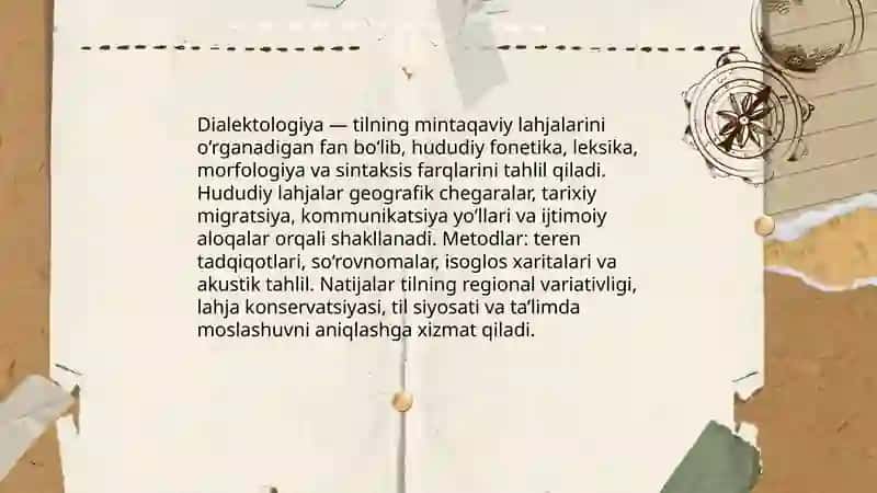 Sotsiolingvistika va sohalar 4