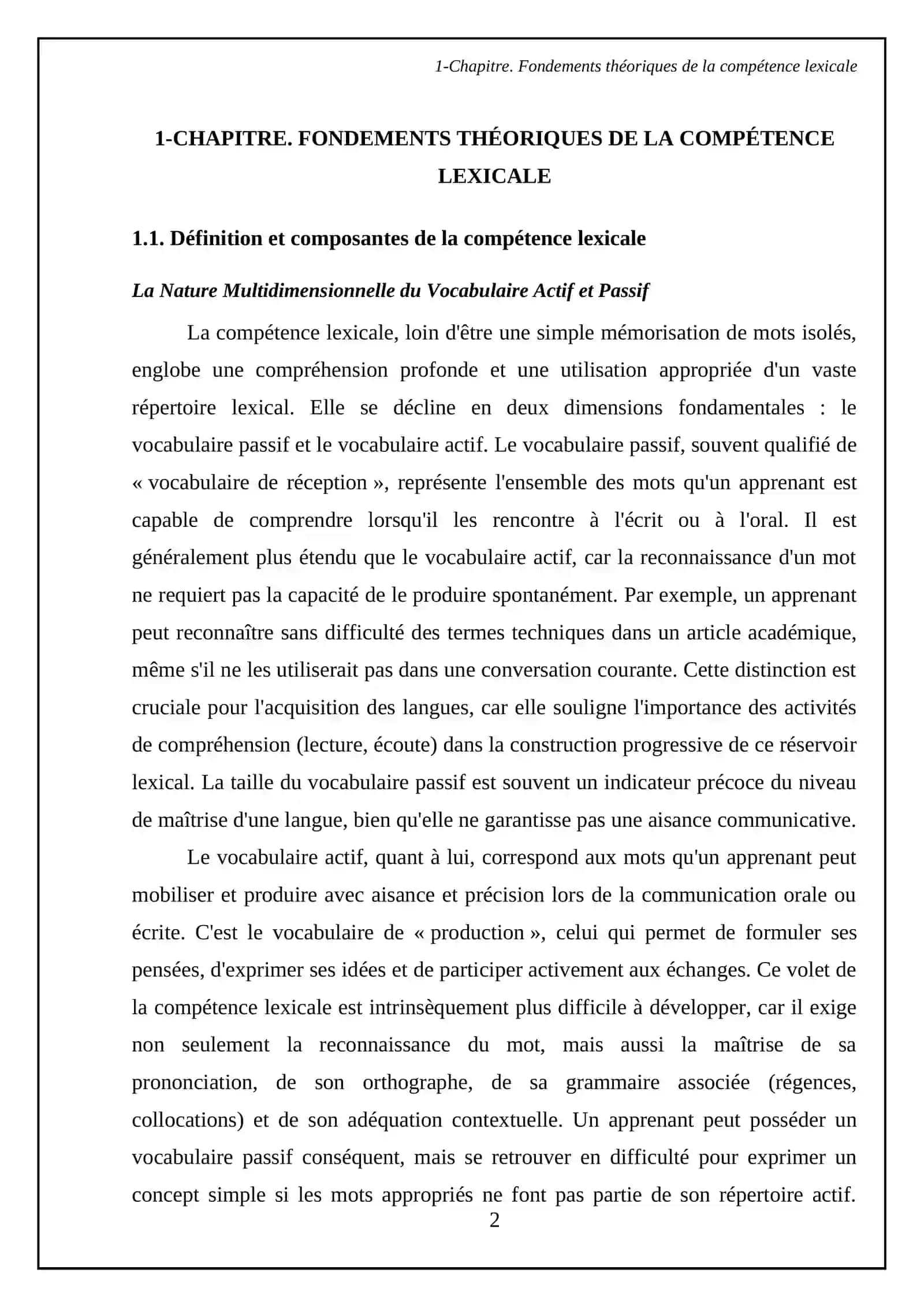 Le développement de la compétence lexicale chez les apprenants 4