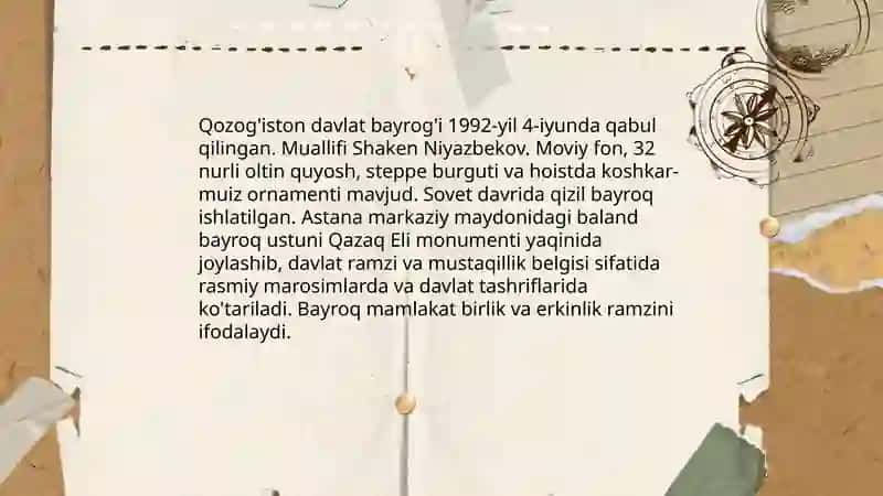O'rta Osiyo davlatlari bayroqlari tarixiy joylari poytaxtlari 4