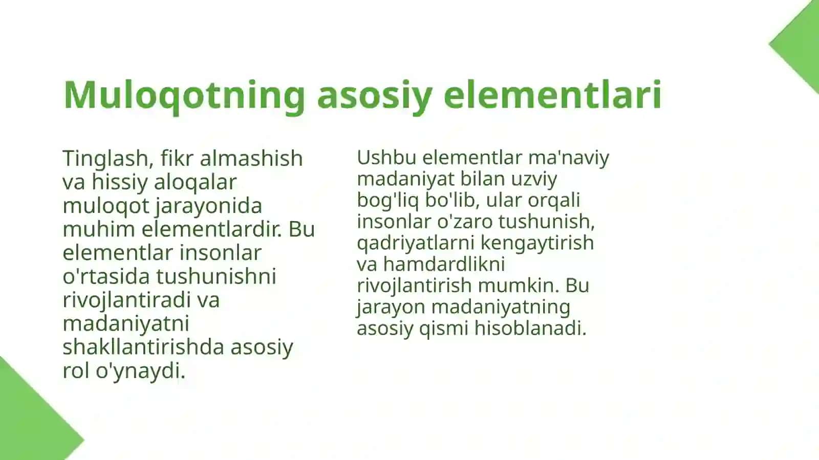 Muloqot asosida ma'naviy madaniyatni shakillantirish 4