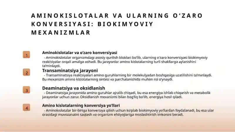 Oqsillar metobolizmi 4