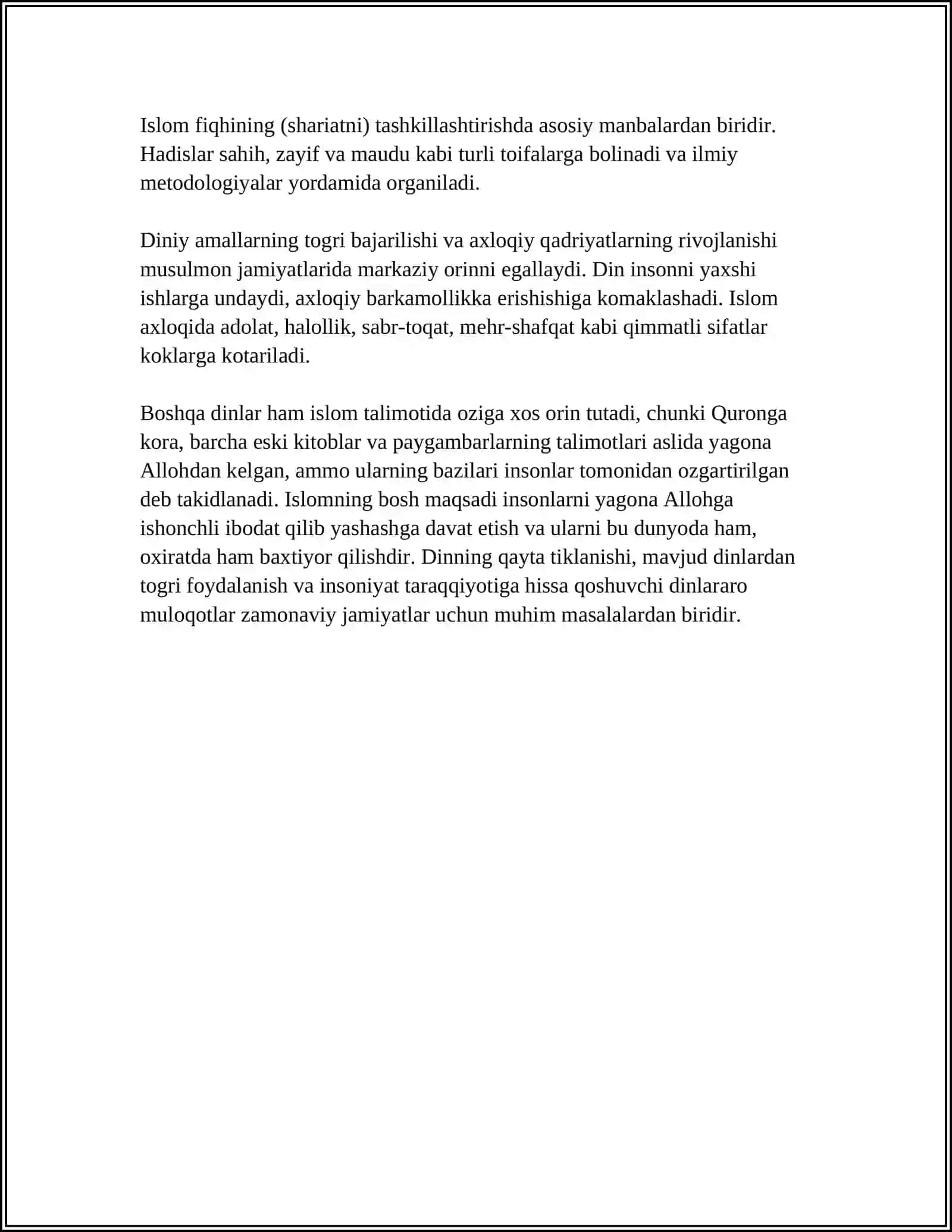 DINSHUNOSLIK ASOSLARI 4