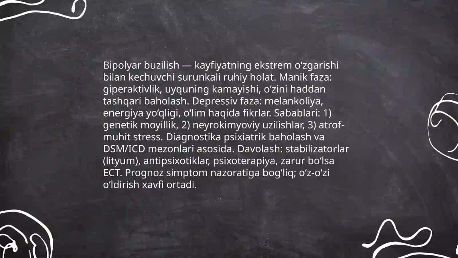 Psixologik kasalliklar 4