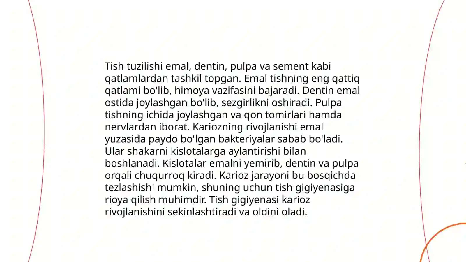 IV Sinf Karioz bòshliqlarni Charxlash va Plombalash 4