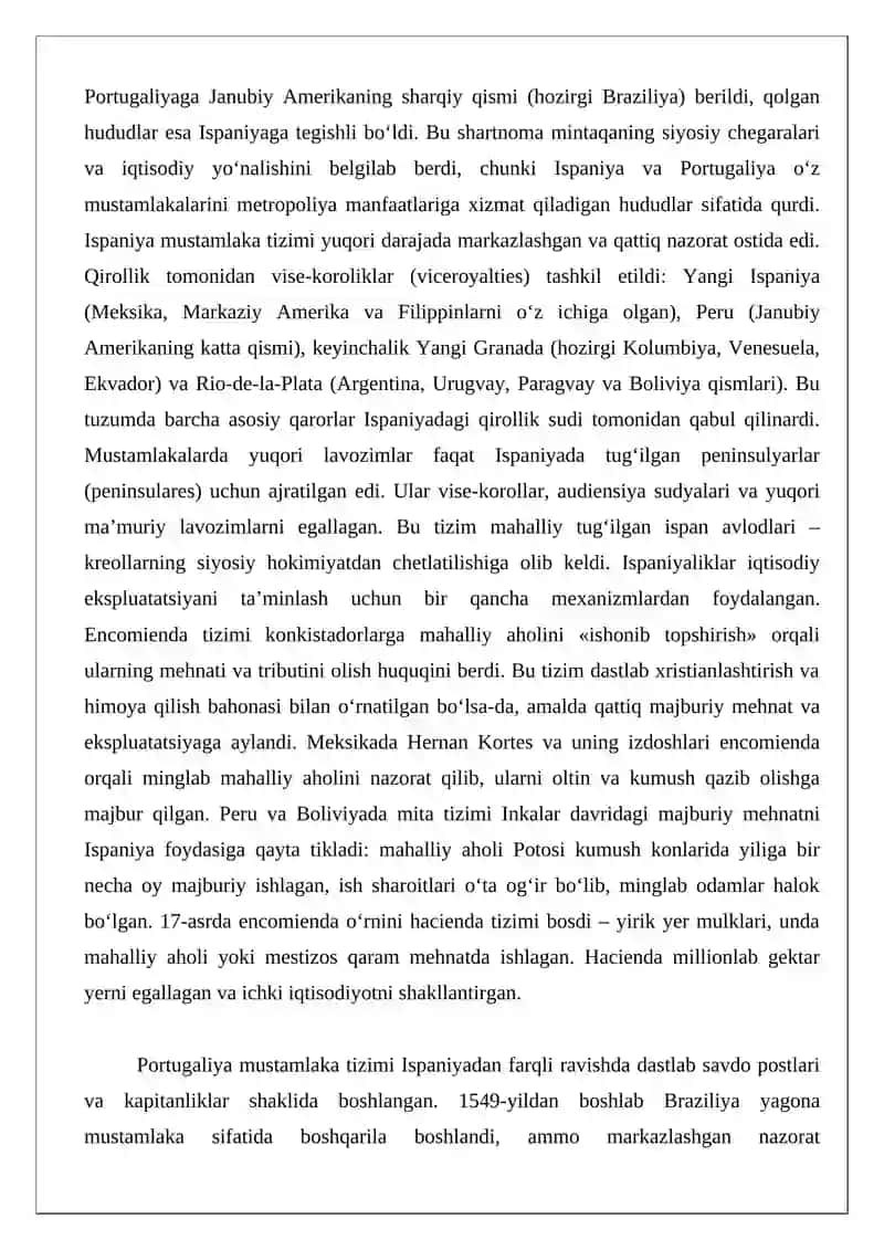 Lotin Amerikasi mamlakatlarida milliy-ozodlik harakatlari 4