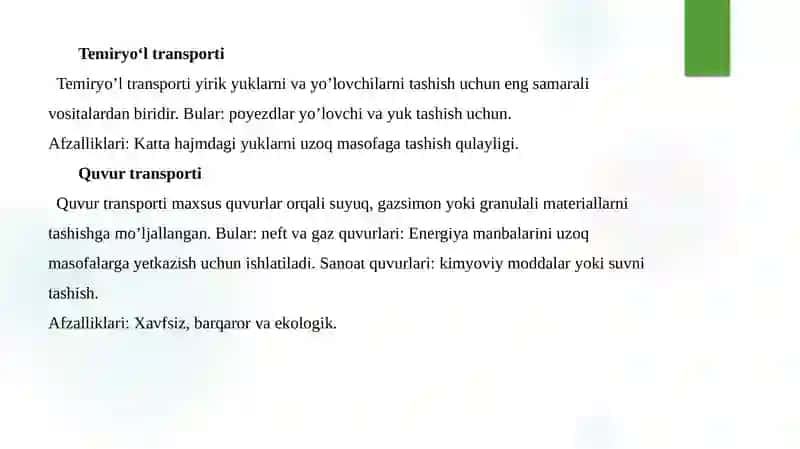 Transport vositalarini tasniflash metodikasi 4