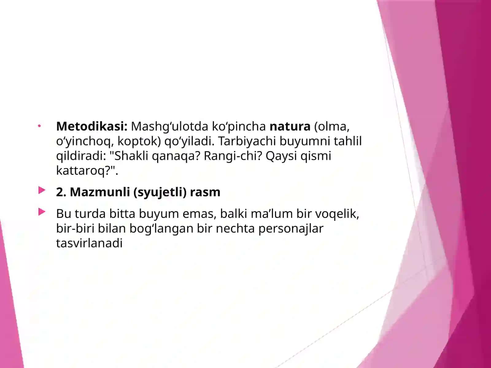 predmetli,mazmunli(syujetli)vadekorativrasm 4