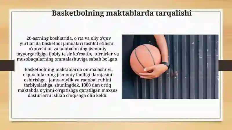 Basketbol kelip chiqish tarixi 4