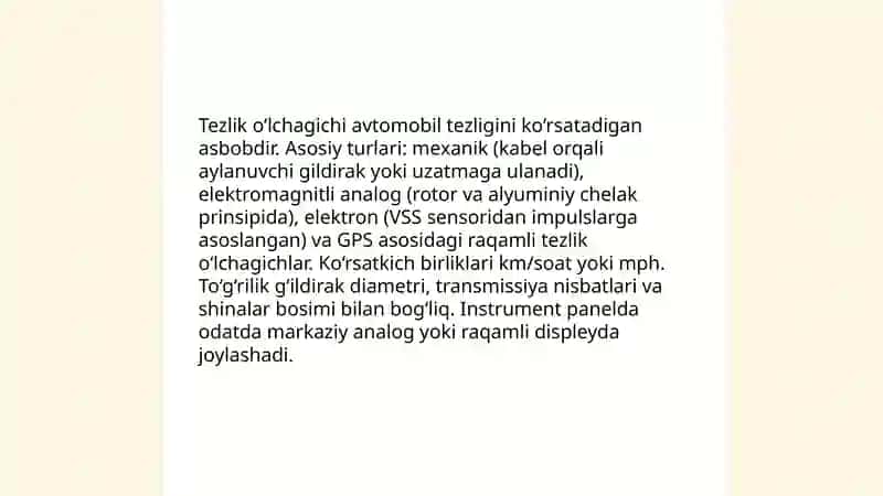 Asboblar paneli 4