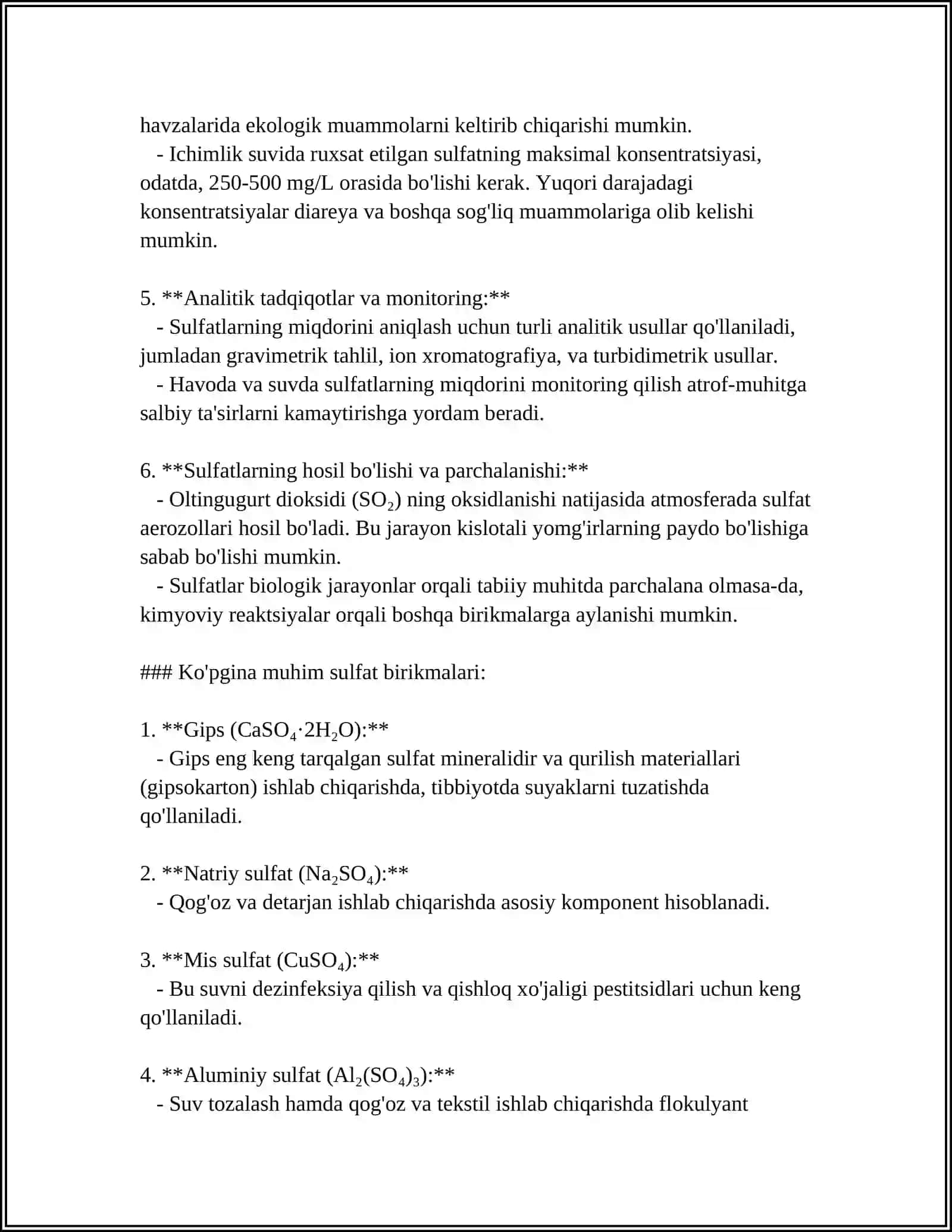 SULFAT ISLEP SHIĞARIWDIŃ MINERAL USILI 4