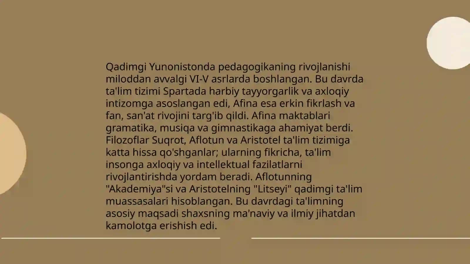 Pedagoglik kasbining tarixiy rivojlanishi va shakllanishi 4