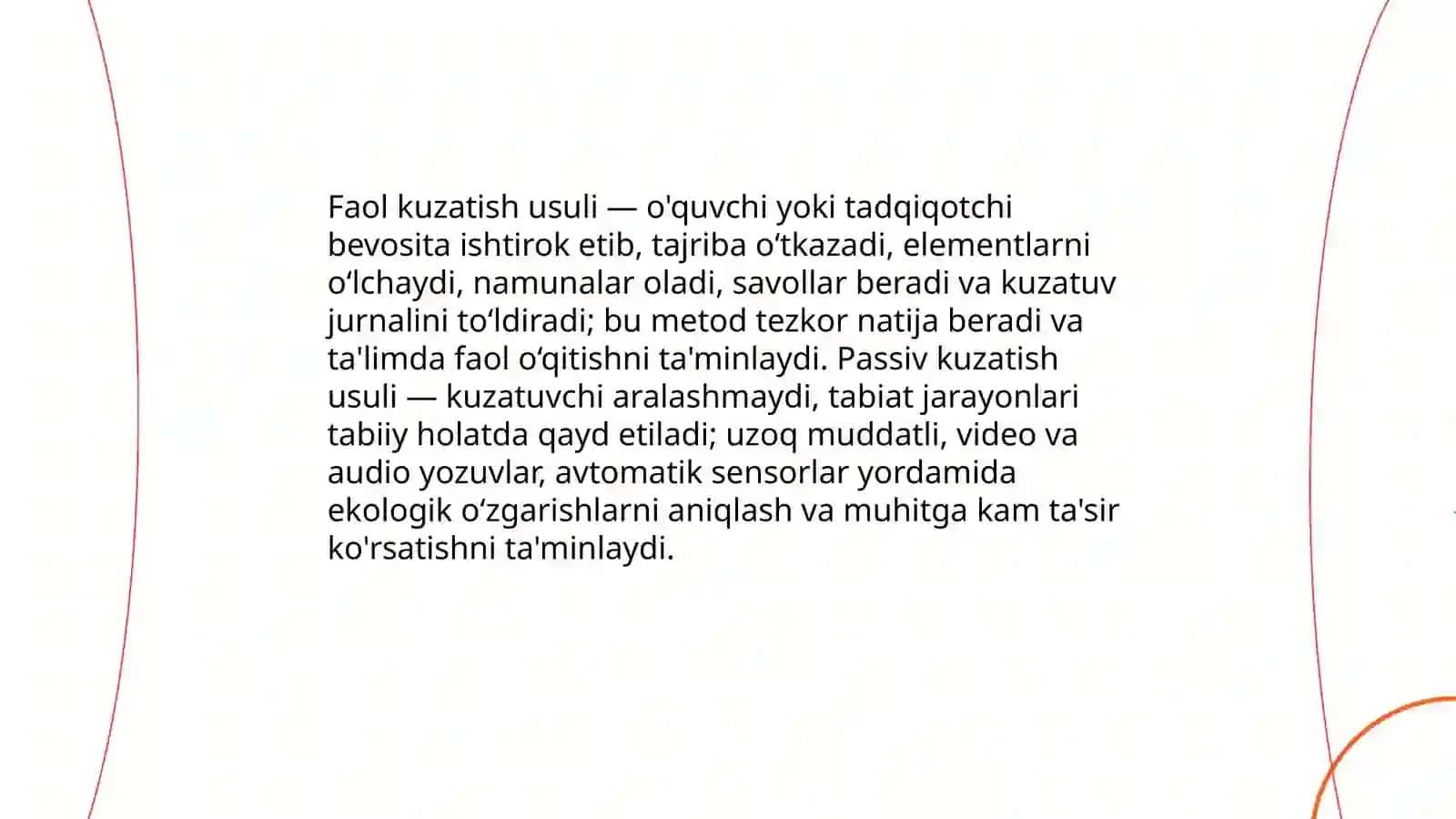 Kuzatish tabiat bilan tanishtirishning asosiy uslubi 4