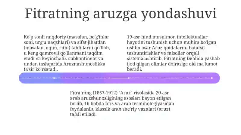 FITRATNING adabiyot qoidalari va aruz haqida asari 4