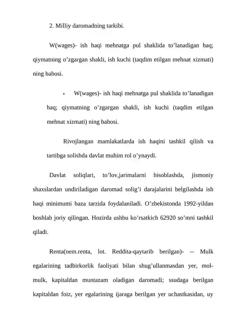 Milliy daromadlar statistikasi 4