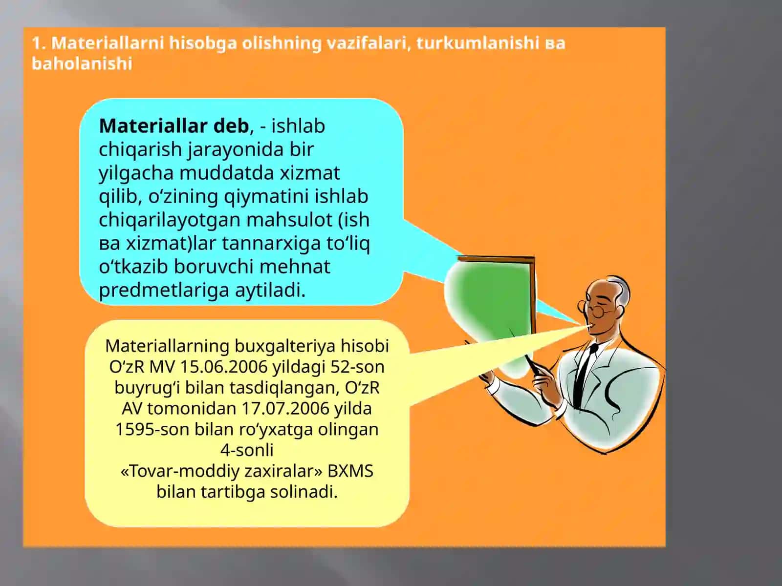 Materiallar hisobi 4