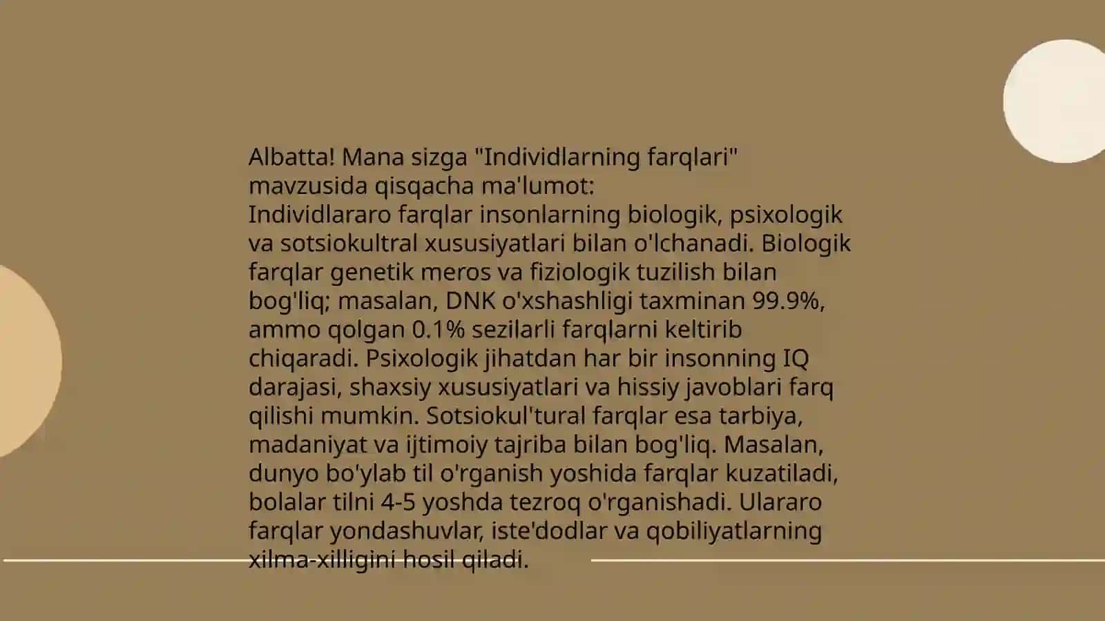 Shaxsiyat rivojlanishi 4