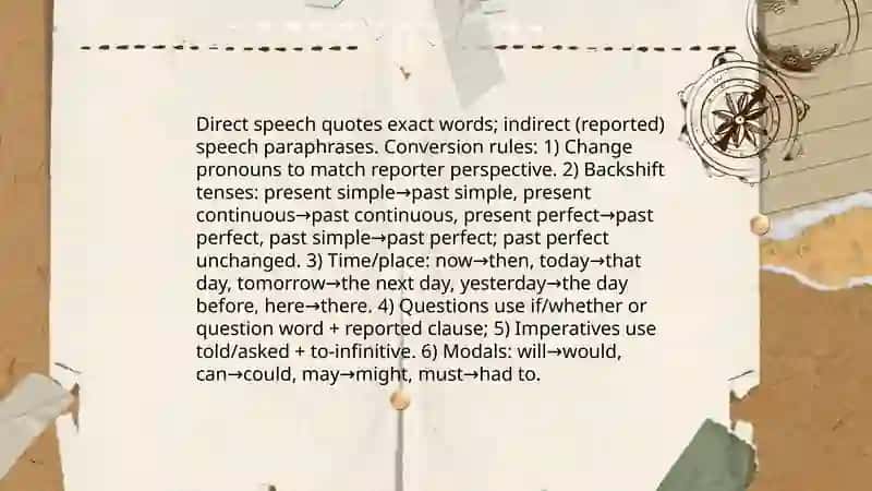 Reported Speech 4