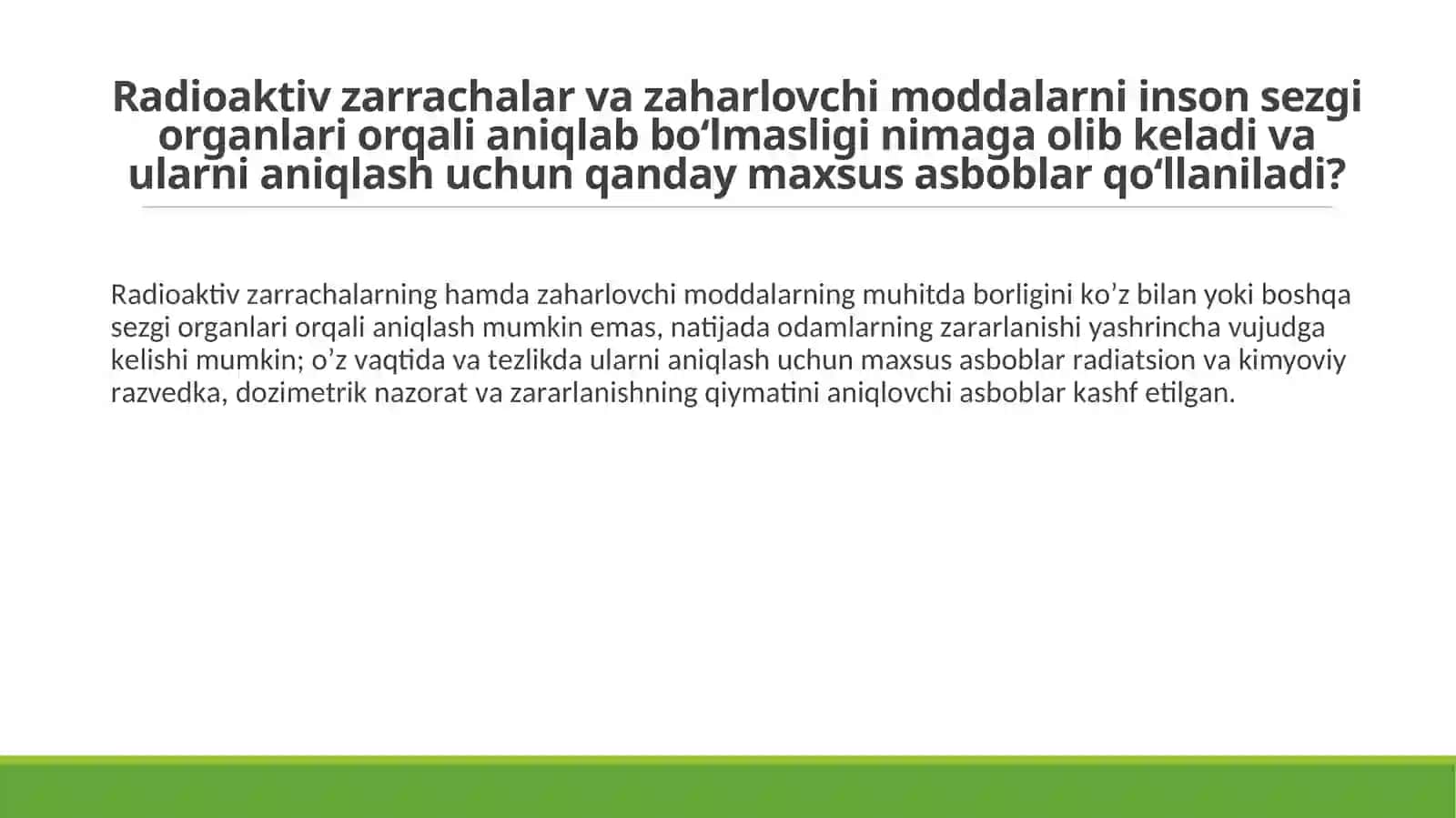 DOZIMETRIK METODLAR VA DOZIMETRIK ASBOBLAR 4