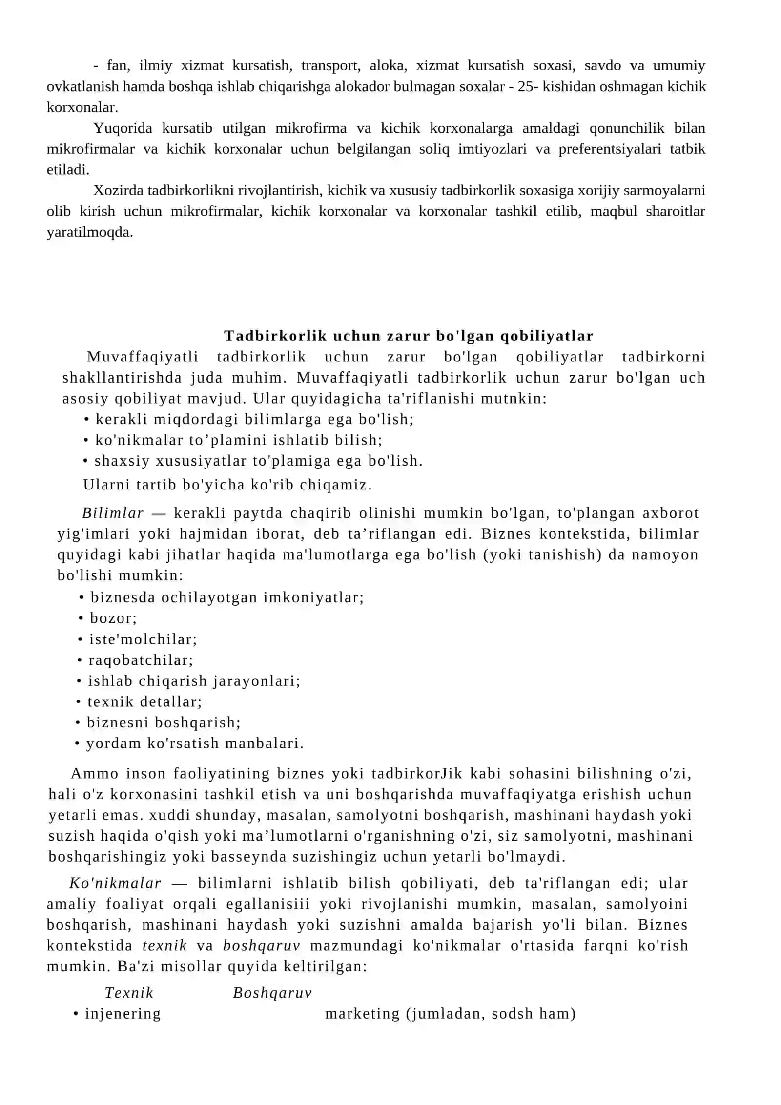 Tadbirkorning ma’naviy fazilatlari 4