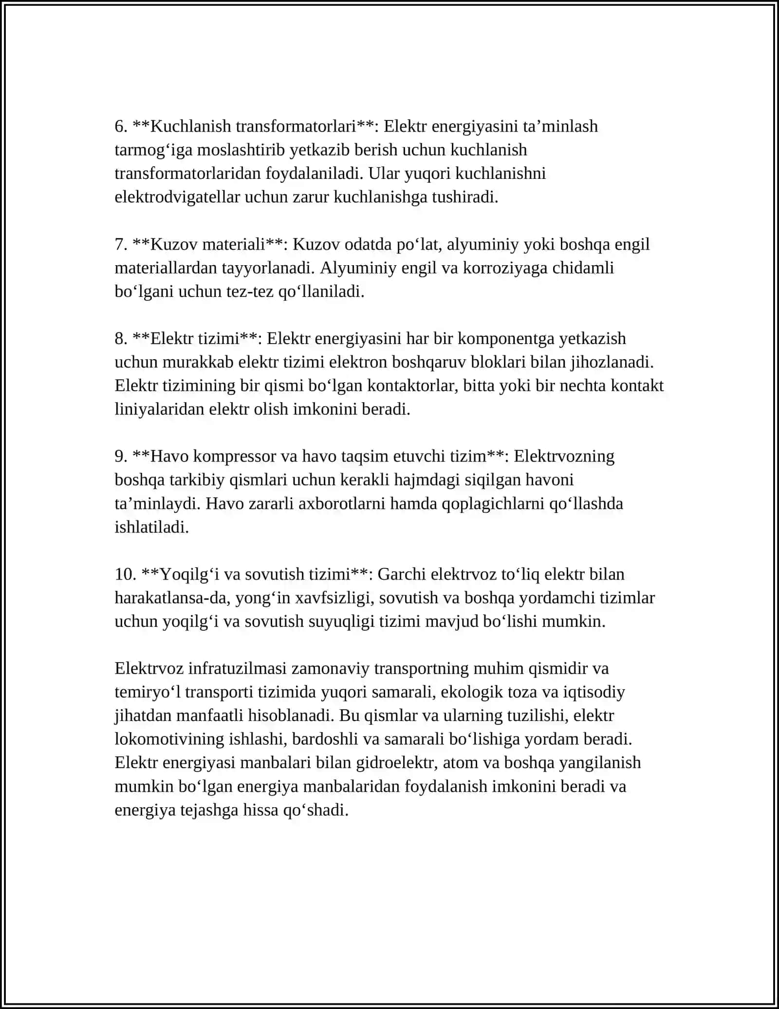 ELEKTRAVOZINI MEXANIK QISMNING TUZILISHI VA ISHLASH PRINSIPI 4