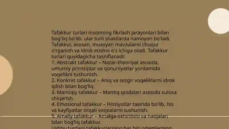 Murakkab psixik jarayonlar(Xotira, Tafakkur) 4