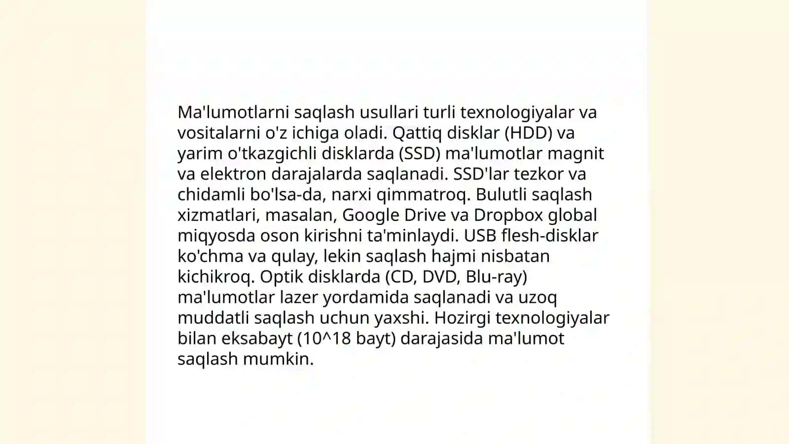 Ma'lumot axborot hujjatlari 4