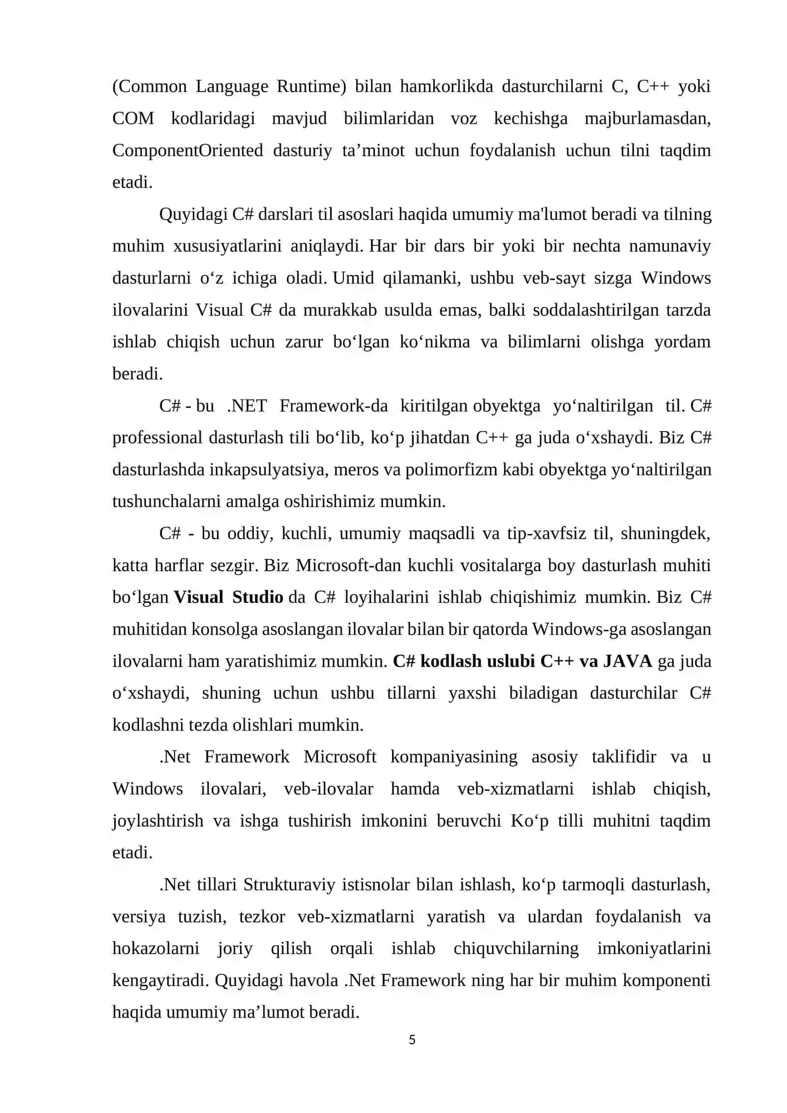 C# dasturlash tilida CheckedListBox komponentasi yordamida dasturlar yaratish 4