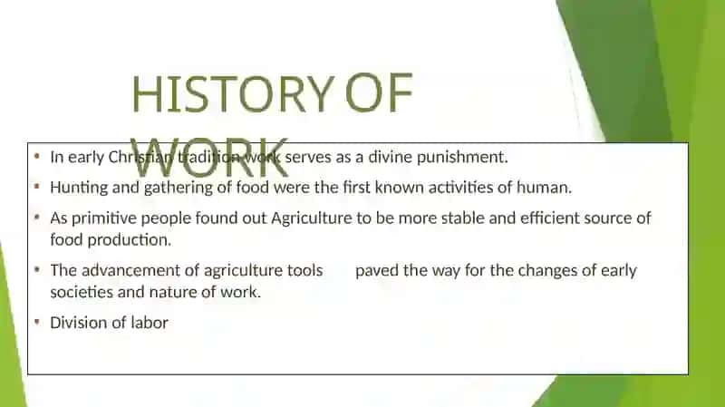 HISTORY OF WORK 4