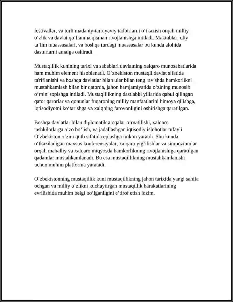 1-sentyabr Mustaqillik Kuni 4