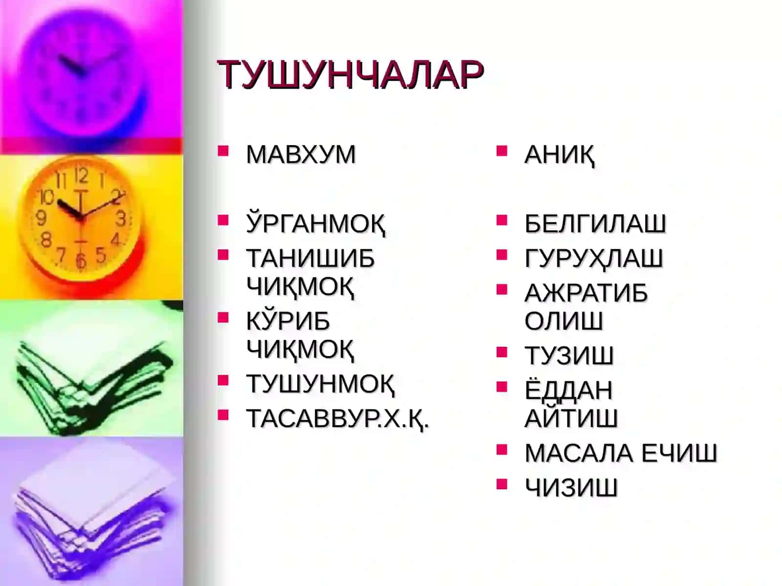 АНИК МАКСАДНИ БЕЛГИЛАШ ТЕХНОЛОГИЯСИ 4