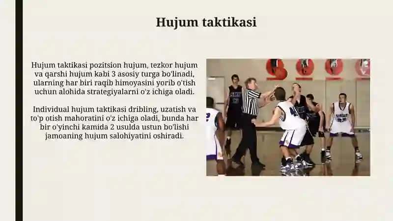 Basketboloʻyin taktikasining tasnifi 4