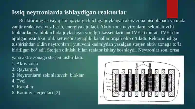 Yadro reaktori ionlashtiruvchi nurlanish manbai sifatida 4