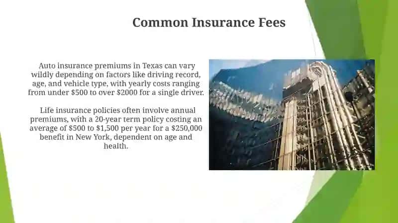 Insurance and Fees 4