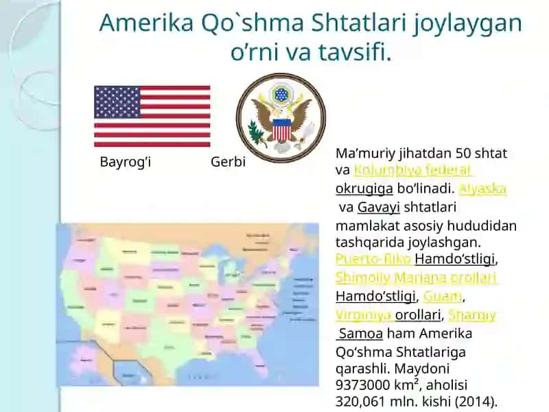 Amerika Qo`shma Shtatlari 4