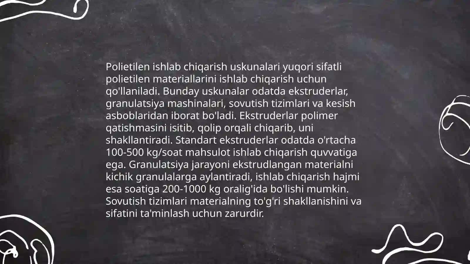 Yuqori bosimli politilen olish jarayonini avtomatlashtirish 4