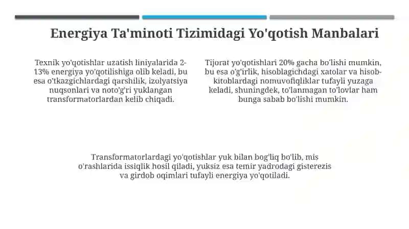 Elektr ta’minoti tizimida energiya tejamkorligi 4