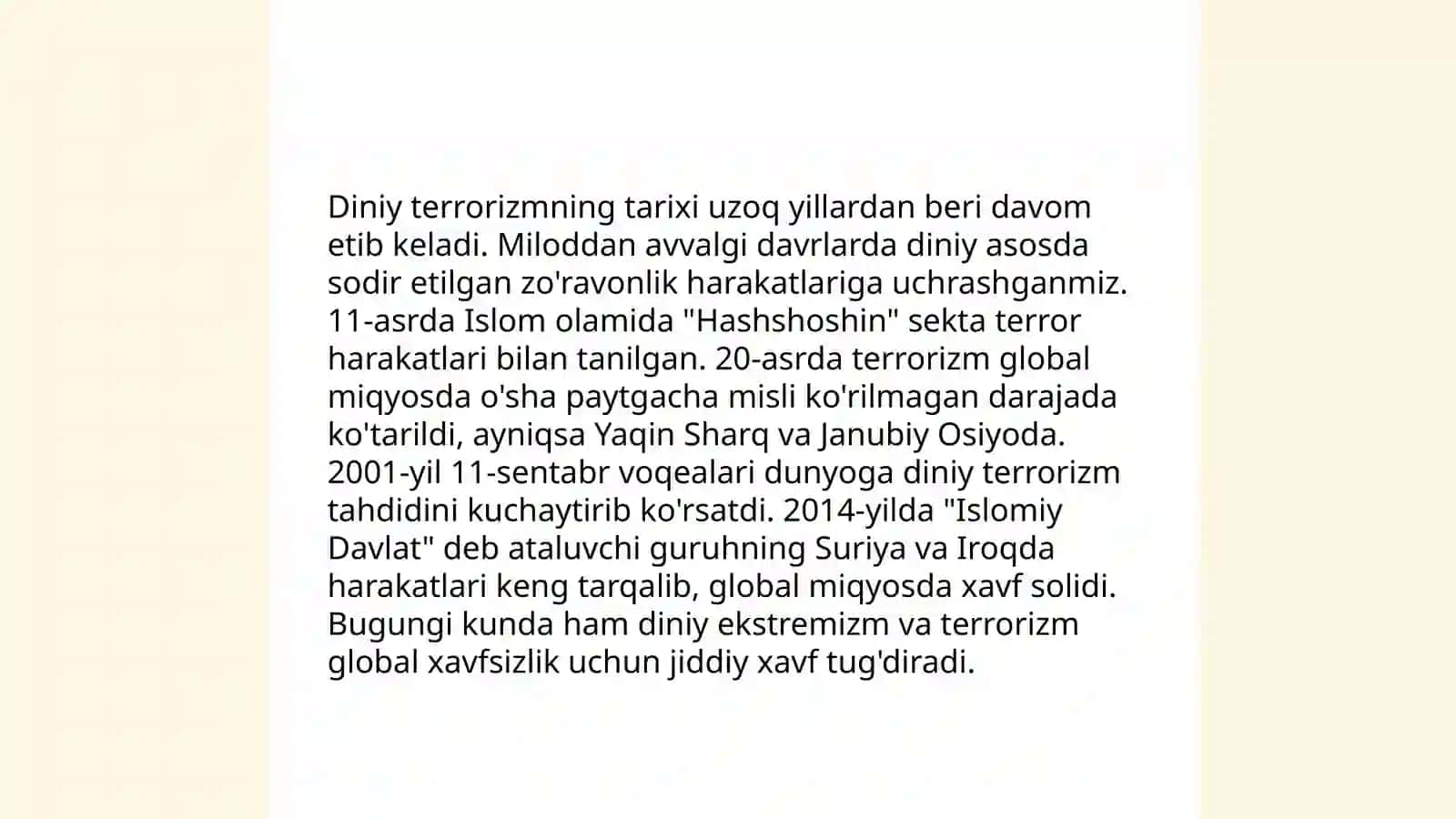 Diniy terrorizm va ekstremizm 4