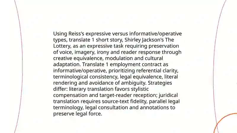 Functional theories of translation text type 4